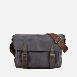 Sac Bandoulière Sac Besace^Besace en toile imperméable et en cuir véritable