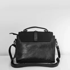 Sac Bandoulière Sac À Main|Sac Besace^Petit sac à main besace clouté cuir et velours