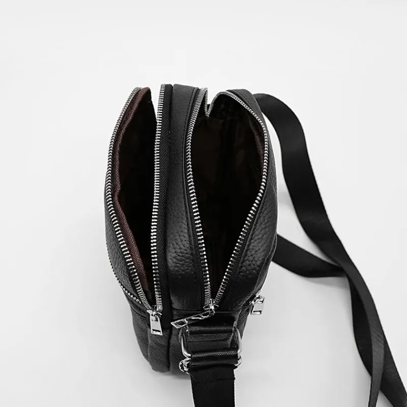 Sac Bandoulière Petite Sacoche Et Pochette^Petite sacoche à bandoulière en cuir véritable