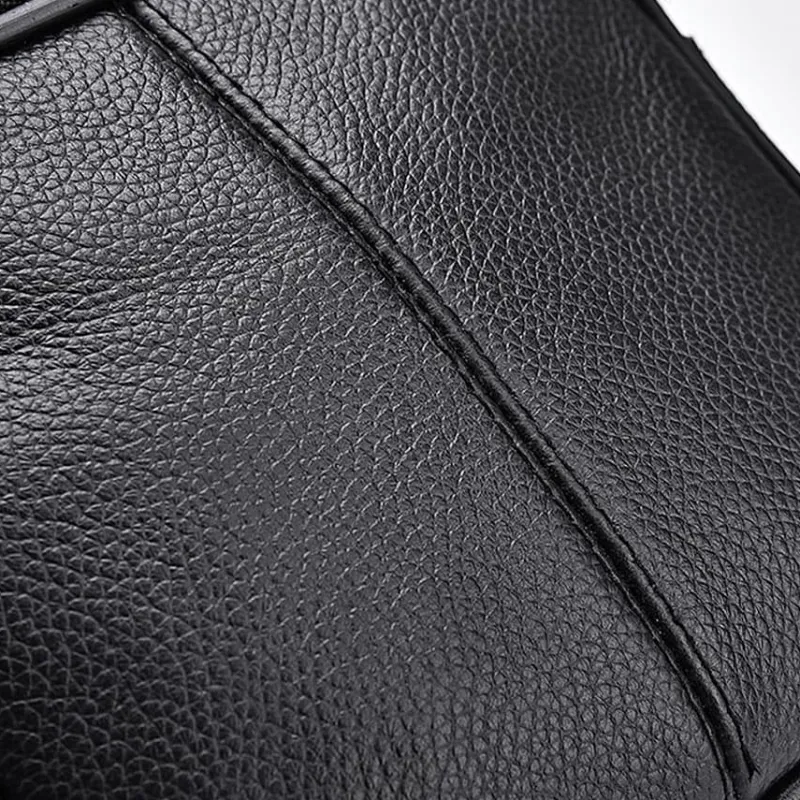 Sac Bandoulière Petite Sacoche Et Pochette^Petite sacoche homme en cuir véritable noir