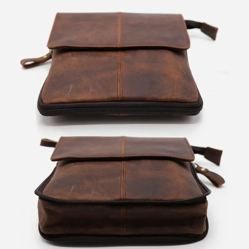 Sac Bandoulière Petite Sacoche Et Pochette^Petite sacoche homme en cuir pleine fleur