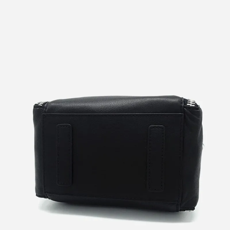 Sac Bandoulière Sac À Main^Sac à main à chaîne en cuir véritable noir