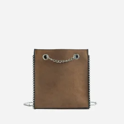 Sac Bandoulière Sac À Main^Sac à main à chaîne et perles façon cuir nubuck