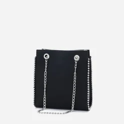 Sac Bandoulière Sac À Main^Sac à main à chaîne et perles façon cuir nubuck