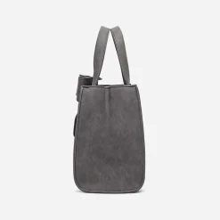 Sac Bandoulière Sac À Main^Sac à main bandoulière cuir suédine avec nœud papillon