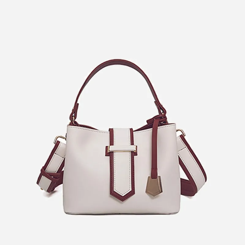 Sac Bandoulière Sac À Main^Sac à main bandoulière en cuir blanc