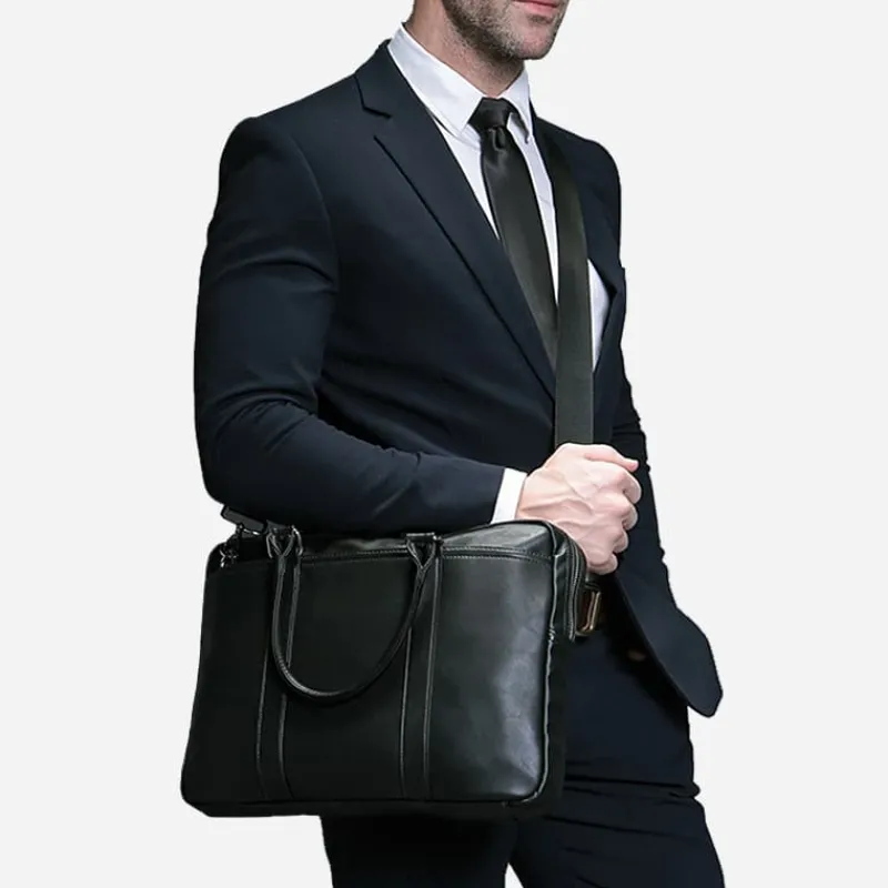 Sac Bandoulière Sacoche Et Porte-documents^Sac à main bandoulière pour homme Vormbag Famous Noir