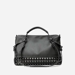 Sac Bandoulière Sac À Main|Sac Cabas Et Fourre-tout^Sac à main clouté en cuir pour femme