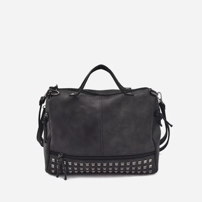 Sac Bandoulière Sac À Main^Sac à main clouté façon cuir nubuck
