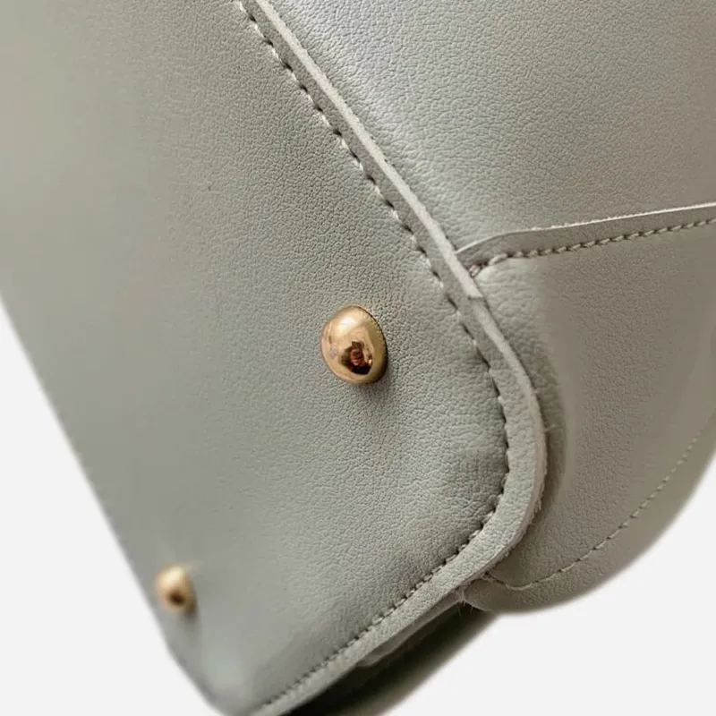 Sac Bandoulière Sac À Main^Sac à main plissé façon sac seau avec chaîne et dorure