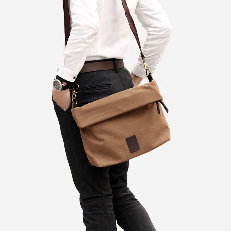 Sac Bandoulière Sac Besace^Sac besace à bandoulière en toile pour homme