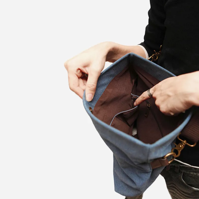Sac Bandoulière Sac Besace^Sac besace à bandoulière en toile pour homme