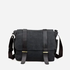 Sac Bandoulière Sac Besace^Sac besace bandoulière toile et cuir