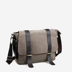 Sac Bandoulière Sac Besace^Sac besace bandoulière toile et cuir
