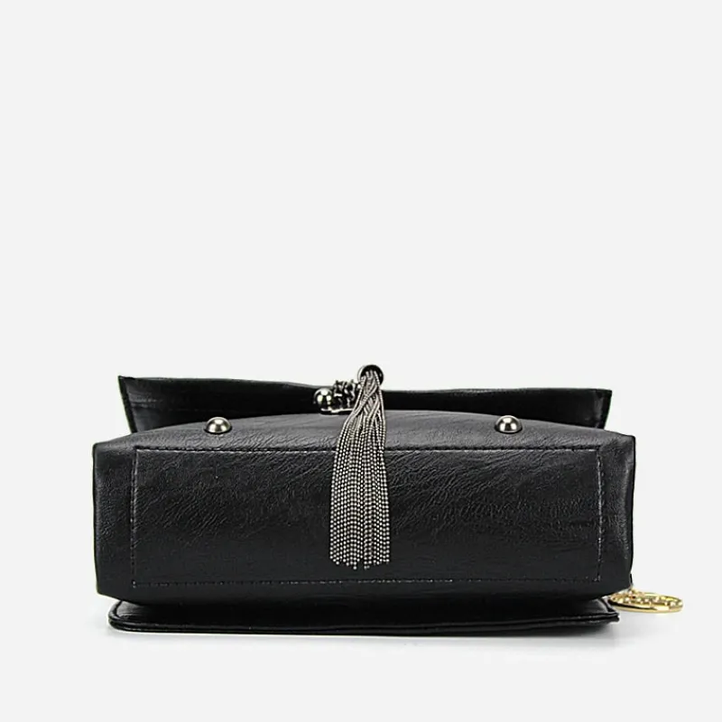Sac Bandoulière Sac Besace^Sac besace cuir à chaîne