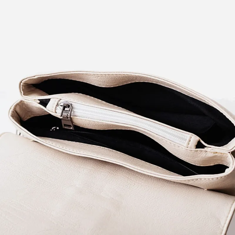 Sac Bandoulière Sac Besace^Sac besace cuir à chaîne