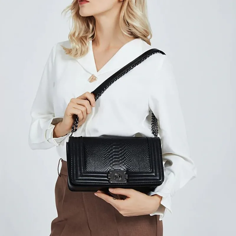 Sac Bandoulière Sac Besace^Sac besace cuir avec bandoulière à chaîne