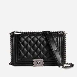Sac Bandoulière Sac Besace^Sac besace cuir avec bandoulière à chaîne