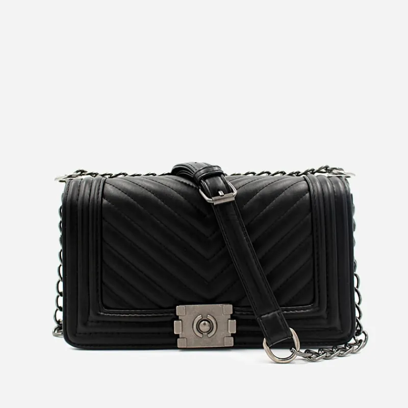 Sac Bandoulière Sac Besace^Sac besace cuir avec bandoulière à chaîne