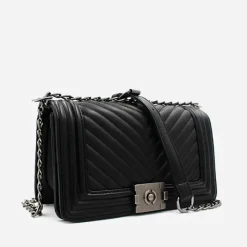 Sac Bandoulière Sac Besace^Sac besace cuir avec bandoulière à chaîne