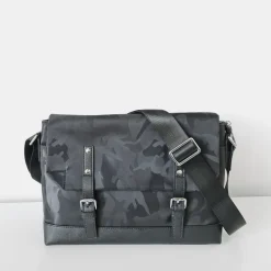 Sac Bandoulière Sacoche Et Porte-documents|Sac Besace^Sac besace Oxford camouflage avec garniture cuir safiano noir