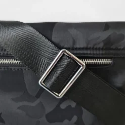Sac Bandoulière Sacoche Et Porte-documents|Sac Besace^Sac besace Oxford camouflage avec garniture cuir safiano noir