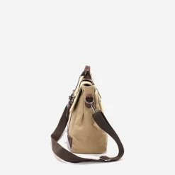 Sac Bandoulière Sacoche Et Porte-documents|Sac Besace^Sac besace pour homme en toile avec bandoulière et poignée