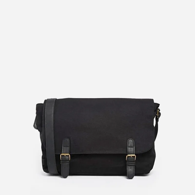 Sac Bandoulière Sac Besace^Sac besace tissu avec garniture cuir