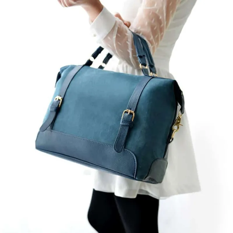 Sac Bandoulière Sac À Main|Sac Cabas Et Fourre-tout^Sac cabas pour femme en cuir suédine (nubuck)