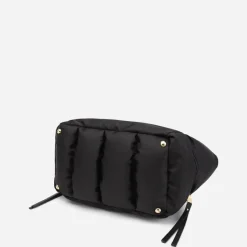 Sac Bandoulière Sac À Main|Sac Cabas Et Fourre-tout^Sac cabas rembourré coton noir