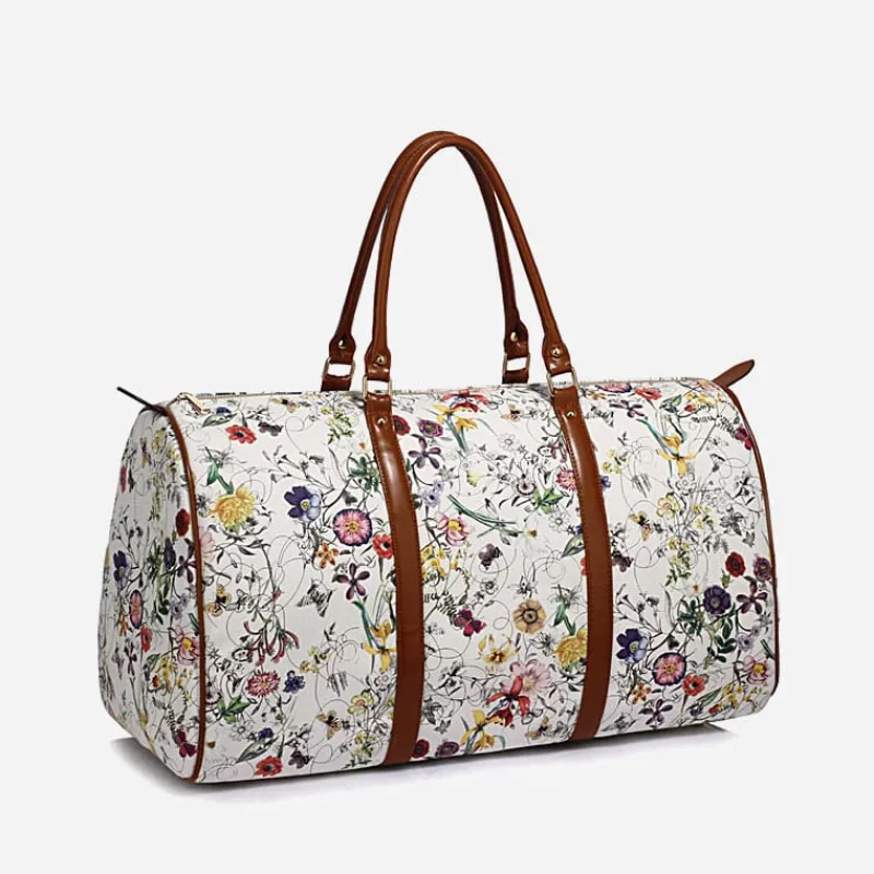 Sac Bandoulière Sac Voyage & Weekend^Sac de voyage en toile avec imprimé floral