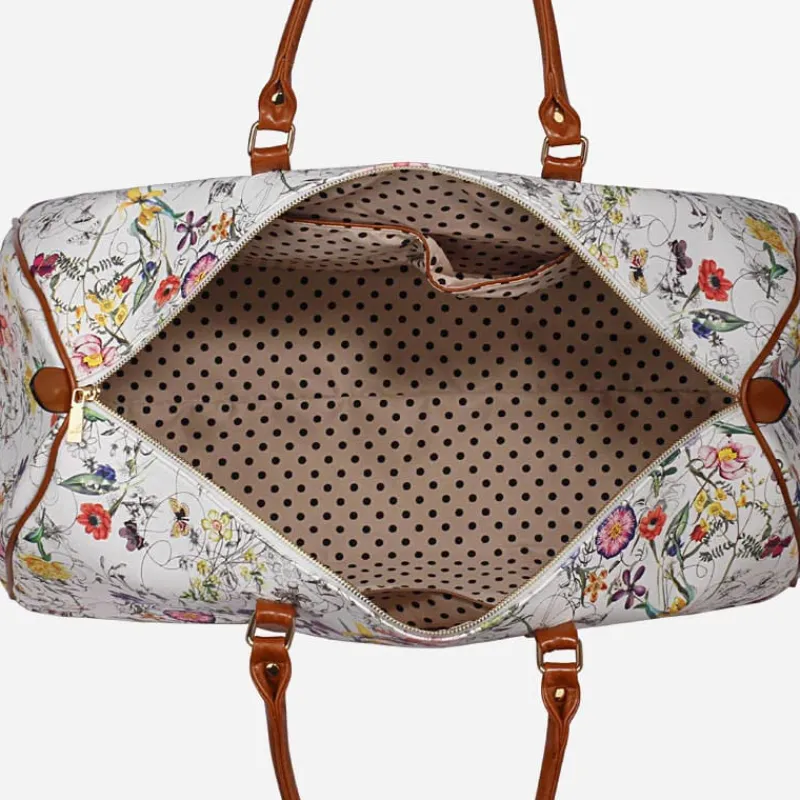 Sac Bandoulière Sac Voyage & Weekend^Sac de voyage en toile avec imprimé floral
