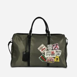 Sac Bandoulière Sac Voyage & Weekend^Sac de voyage 48h à bandoulière pour homme avec blasons