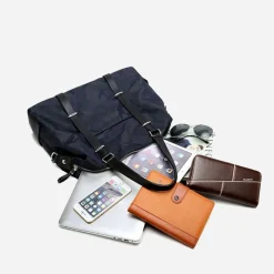Sac Bandoulière Sac Voyage & Weekend^Sac voyage 48h à bandoulière pour homme bleu camouflage