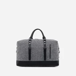 Sac Bandoulière Sac Voyage & Weekend|Sac Voyage & Weekend^Sac voyage 48h bi-matière en toile et cuir
