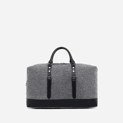 Sac Bandoulière Sac Voyage & Weekend|Sac Voyage & Weekend^Sac voyage 48h bi-matière en toile et cuir