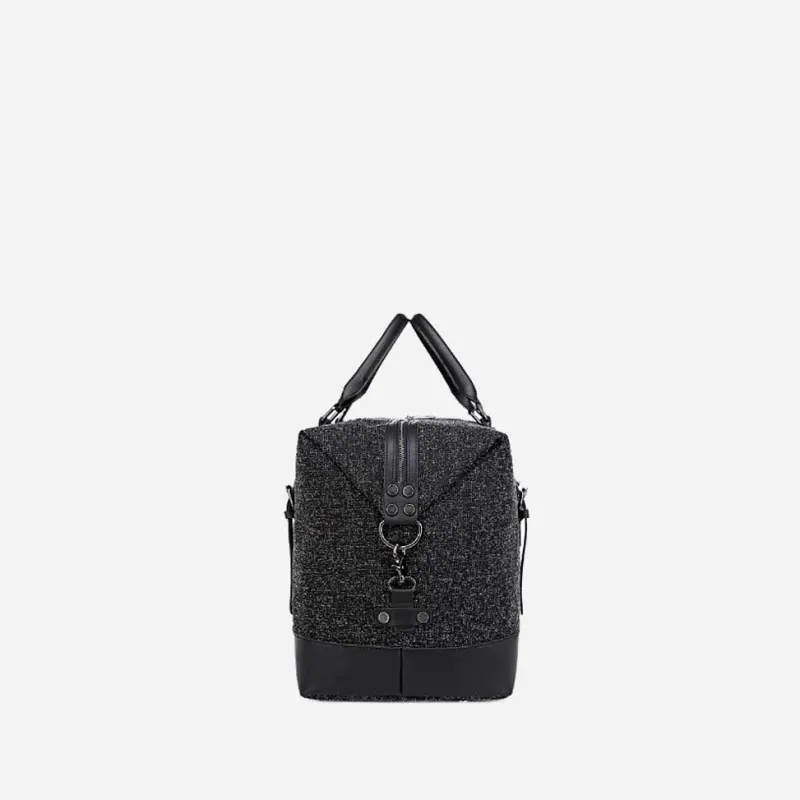 Sac Bandoulière Sac Voyage & Weekend|Sac Voyage & Weekend^Sac voyage 48h bi-matière en toile et cuir