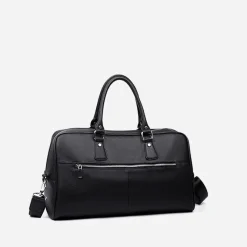 Sac Bandoulière Sac Voyage & Weekend^Sac voyage 48h en cuir noir