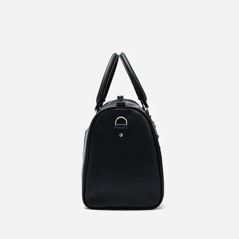 Sac Bandoulière Sac Voyage & Weekend^Sac voyage 48h et sac weekend en cuir noir clouté