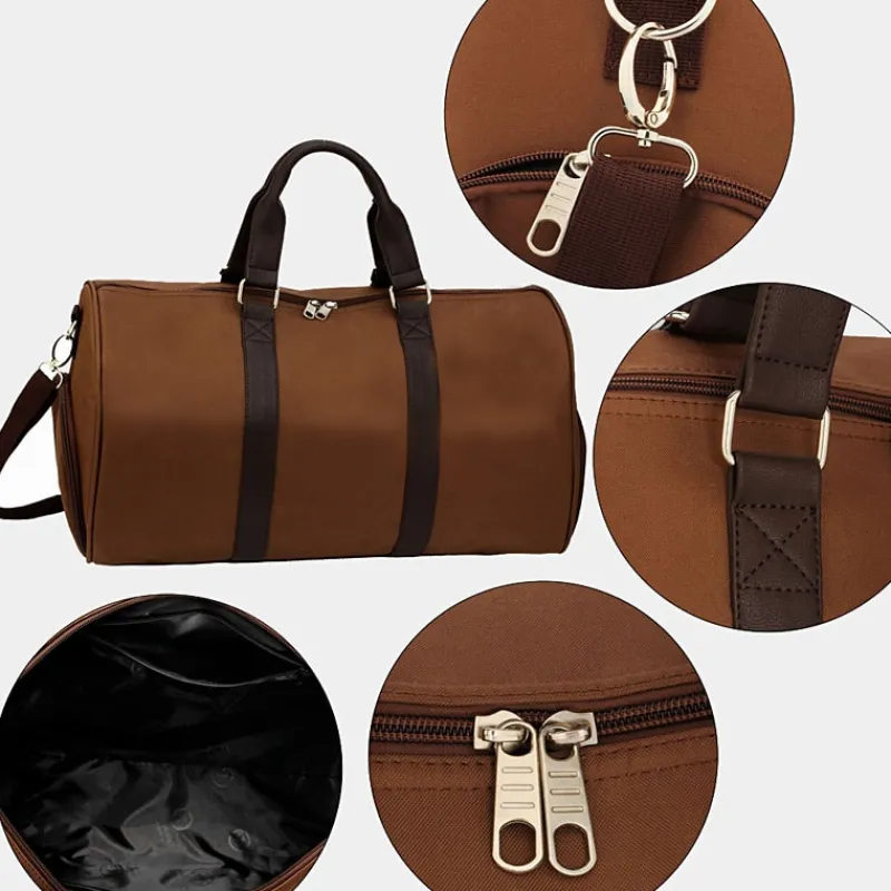Sac Bandoulière Sac Voyage & Weekend|Sac Voyage & Weekend^Sac week-end en toile et en cuir