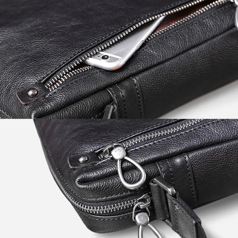 Sac Bandoulière Petite Sacoche Et Pochette^Sacoche bandoulière homme en cuir véritable