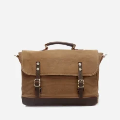 Sac Bandoulière Sacoche Et Porte-documents|Sac Besace^Sacoche besace en toile imperméable et cuir véritable