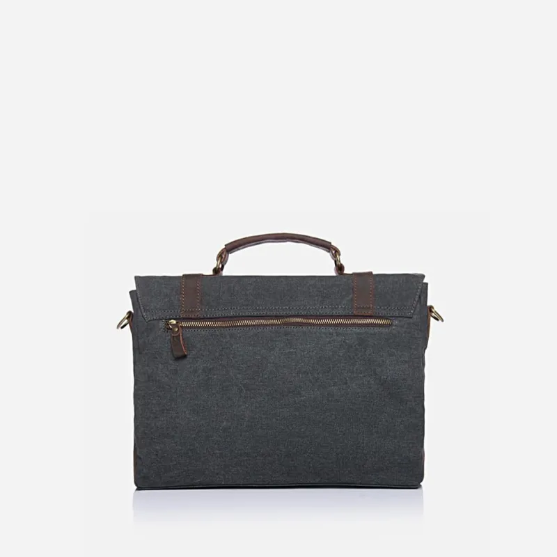 Sac Bandoulière Sacoche Et Porte-documents|Sac Besace^Sacoche besace façon cartable en toile et cuir véritable