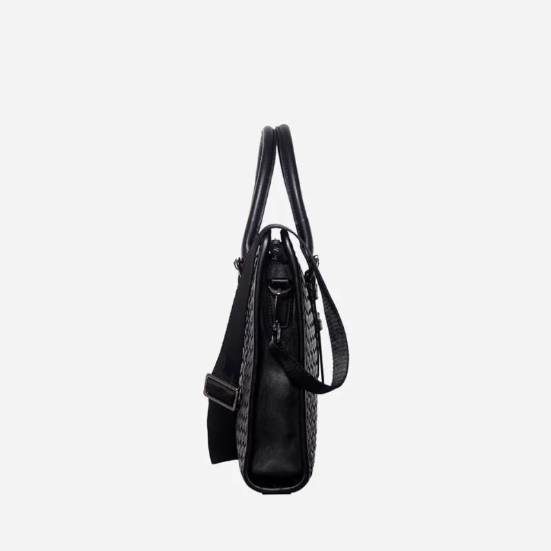 Sac Bandoulière Sacoche Et Porte-documents^Sacoche porte-documents cuir véritable tressé
