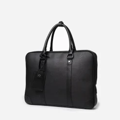 Sac Bandoulière Sacoche Et Porte-documents^Sacoche porte-documents ordinateur façon cuir saffiano noir
